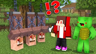 Why did JJ and Mikey kidnapped Villagers in Minecraft ?!