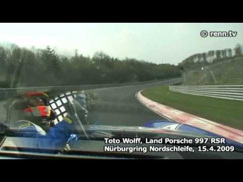Crash after Toto Wolff´s Nürburgring Nordschleife Record of 7:03,28