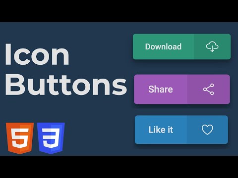 How to Create Amazing Buttons With Icons using HTML & CSS