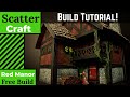 The Red Manor - D&D Inn Build - Scatter Craft Tutorial - House Build