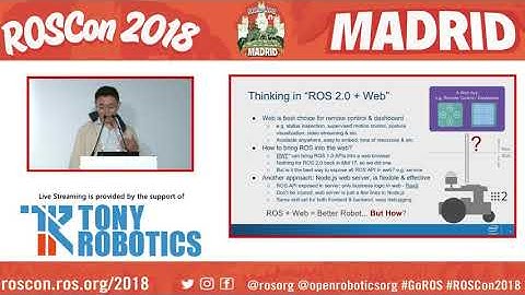 【ROSCon2018】Node js Cl ient & Web Bridge Ready for ROS 2 0