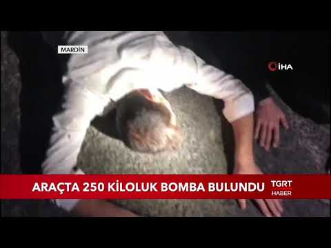 Mardin'de Araçta 250 Kiloluk Bomba Bulundu