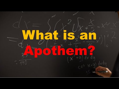 Video: Mikä on apoteemi geometriassa?