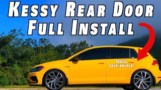 2019 Golf R ~ Detailed Keyless Entry To REAR DOORS Installation and Wiring