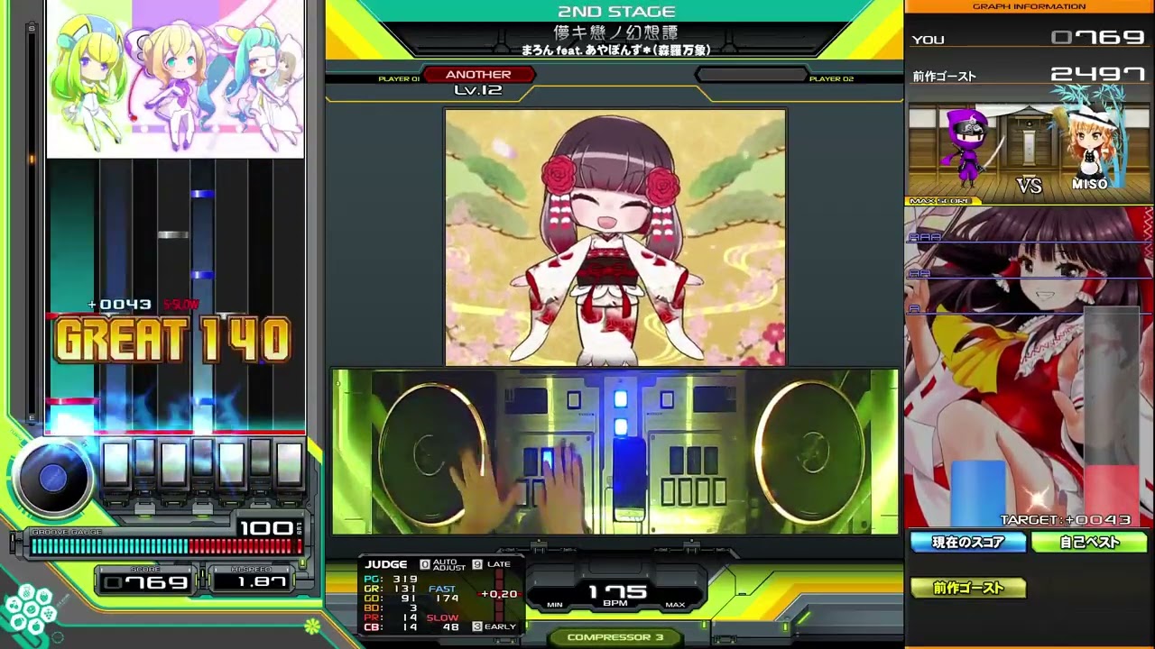 beatmania IIDX】儚キ戀ノ幻想譚 / まろん feat. あやぽんず＊ (森羅