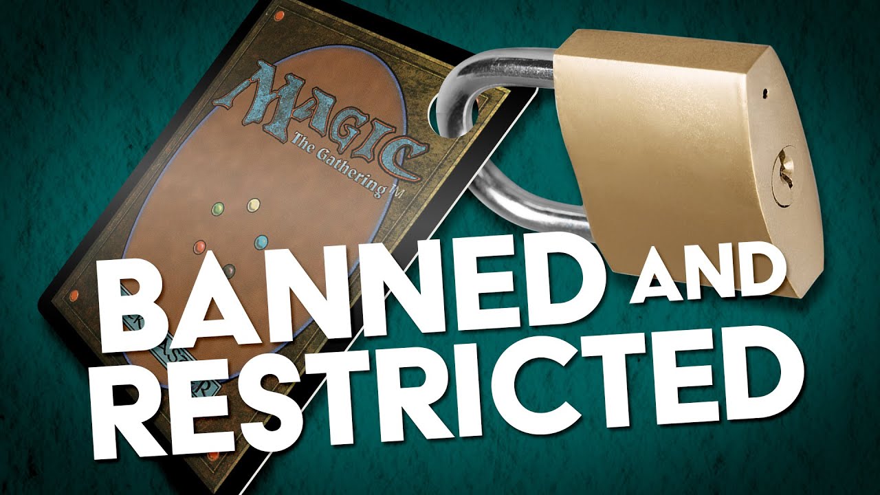 Banned and Restricted Magic The Gathering YouTube