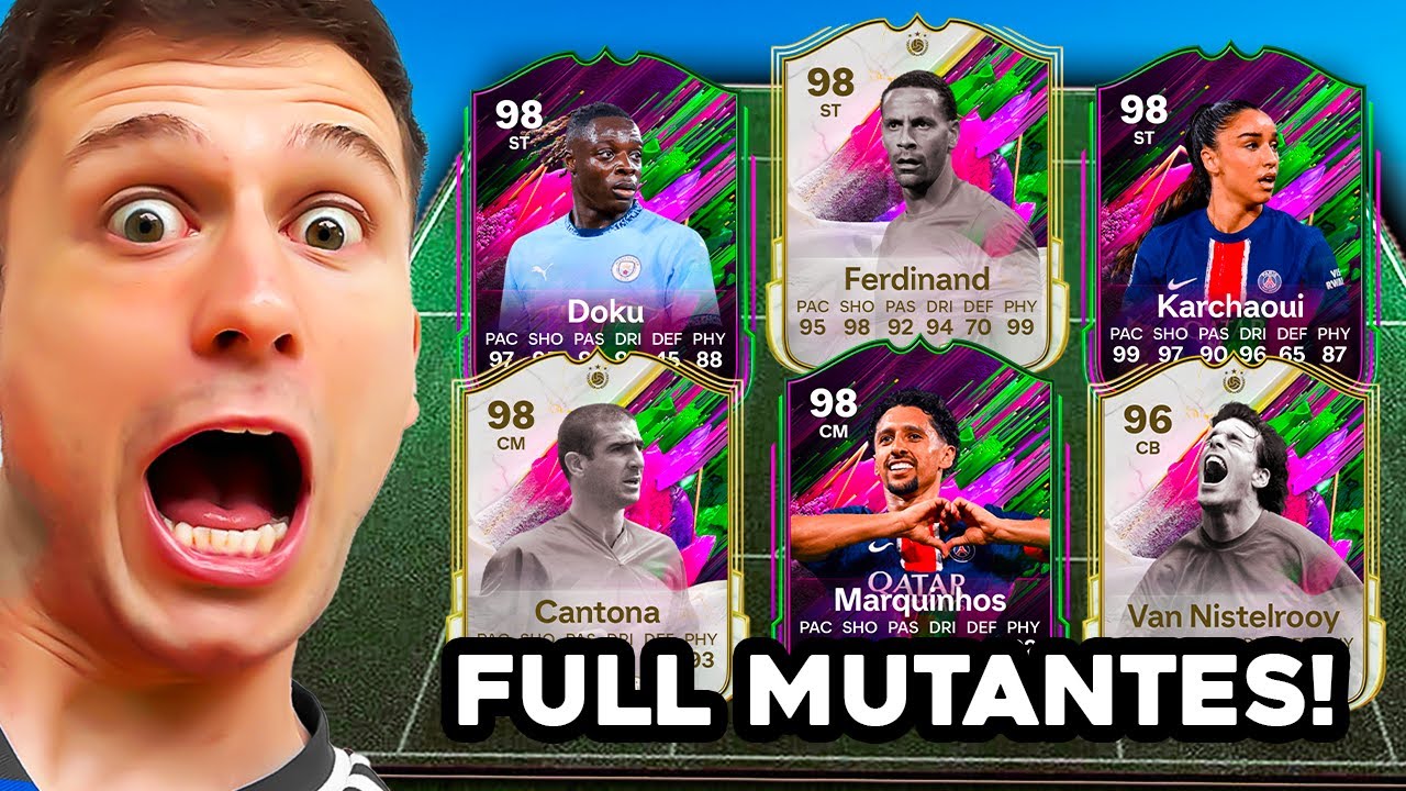 COMPREI OS MUTANTES MAIS CAROS DO TIME 4 💸🤑 FICOU UM TIME INSANO!! EA FC 25 ULTIMATE TEAM BR