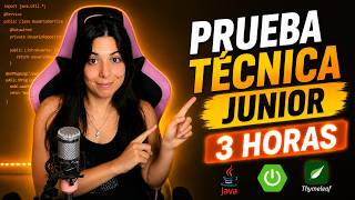 RESUELVO una PRUEBA TÉCNICA de JAVA SPRING BOOT + Thymeleaf en 3 horas