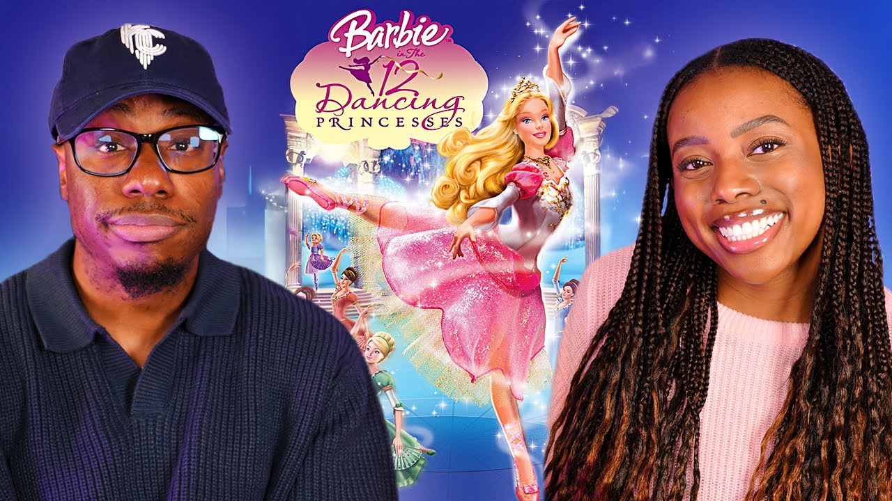 I Forced Billy To Watch BARBIE IN THE 12 DANCING PRINCESSES With Me 🩰✨ (Movie Reaction)