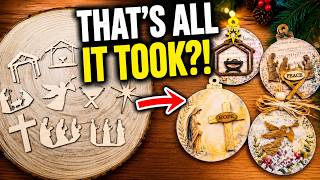 The Easiest Way to Make Plain Christmas Ornaments Look AMAZING