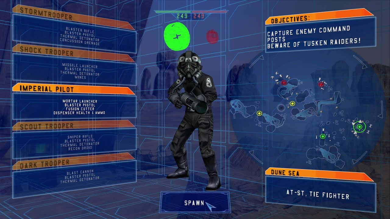 Star Wars Battlefront (2004): Instant Action: Dune Sea: The Galactic Empire