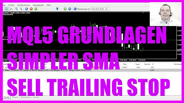 MQL5 TUTORIAL GRUNDLAGEN - 82 SIMPLER SMA SELL TRAILING STOP