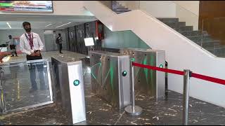 Professional Series Flap Barrier Entry System For Commercial Building