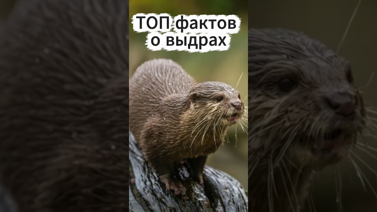 Выдры делают ЭТО во сне… 😱 ТОП фактов о выдрах 