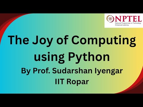 The Joy of Computing using Python | NPTEL Assignment 2 Answers 
