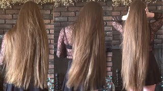 Realrapunzels - Heathers Silky Hairplay Preview
