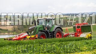 FARMVlog #121 - Sečeme žito pro kravičky | FENDT 828 & PÖTTINGER NOVACAT V 10000