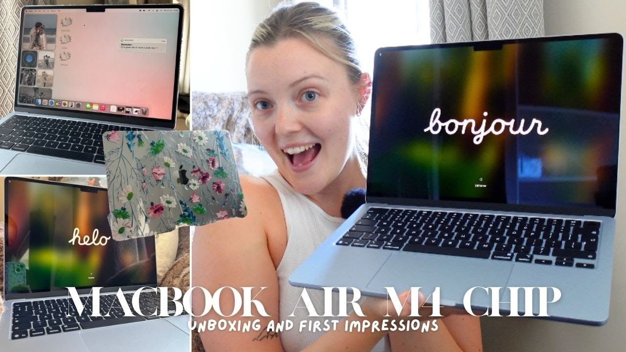 MACBOOK AIR M4 CHIP UNBOXING 🩵💻