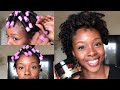 Fake a Bantu Knotout using Permrods| ft. Revlon Realistic Natural Haircare Line