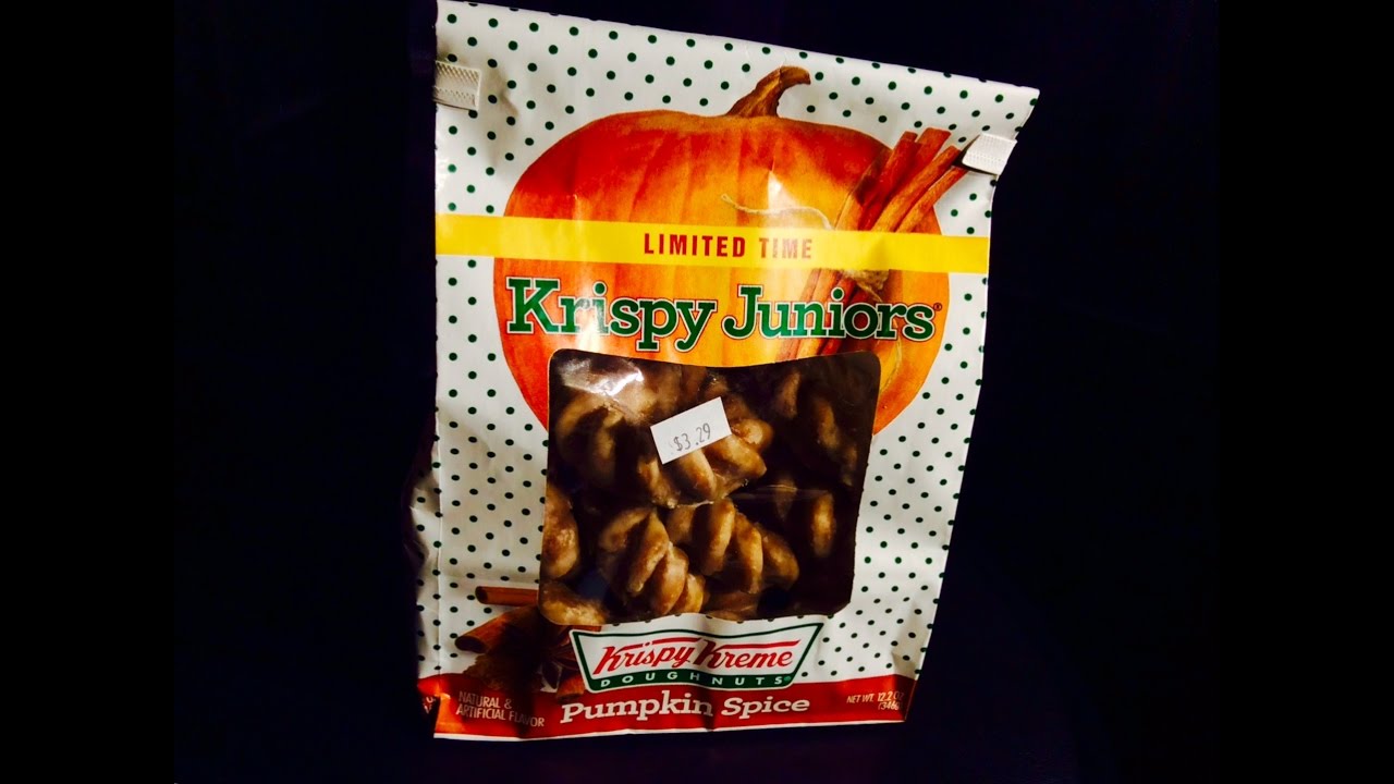 Krispy Kreme Pumpkin Spice Krispy Juniors | R.I.P. Reviews