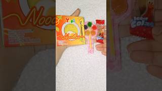 hunting lollipop candy 🍭in Styrofoam granules #shorts #candy