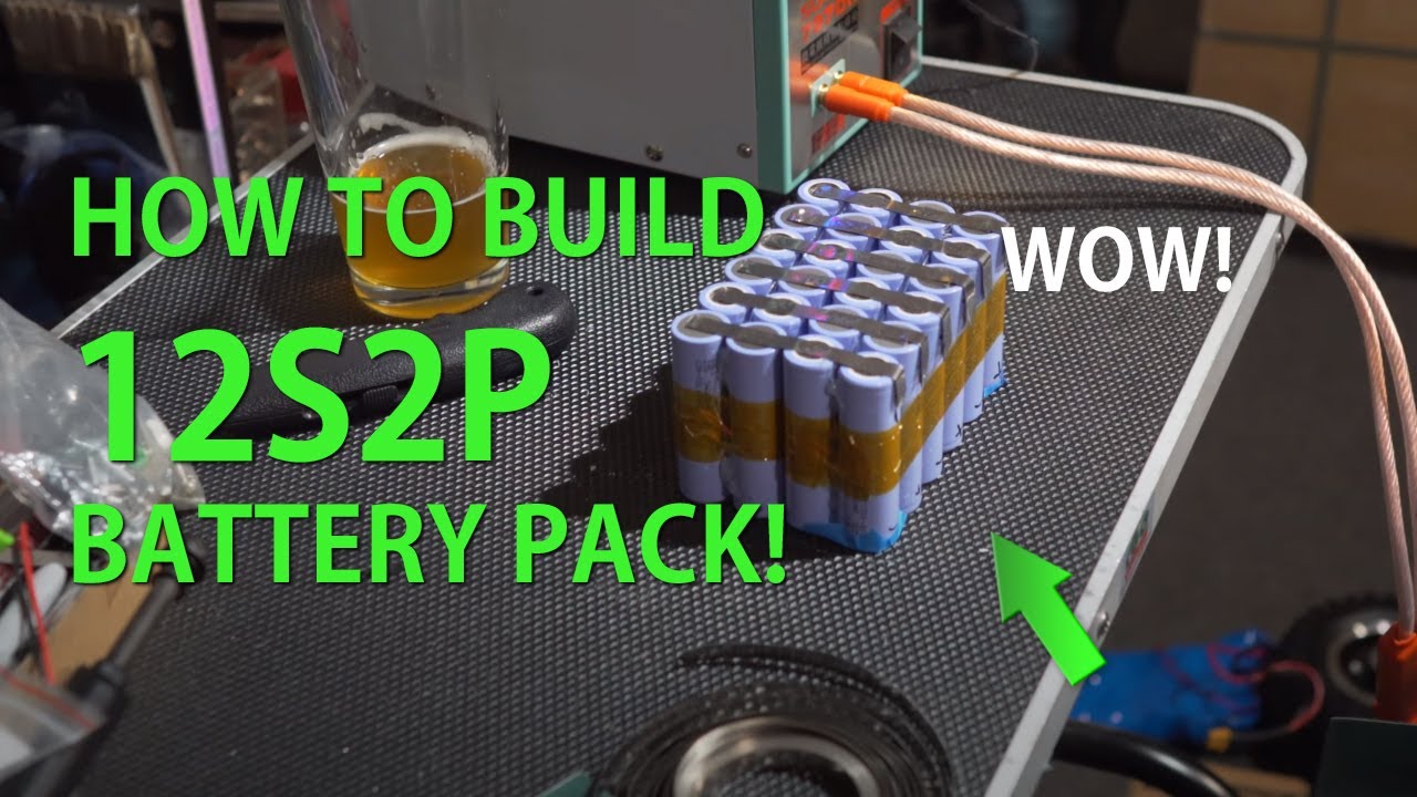 How to Build 12S2P DIY Electric Skateboard Battery Pack! Part 1 YouTube