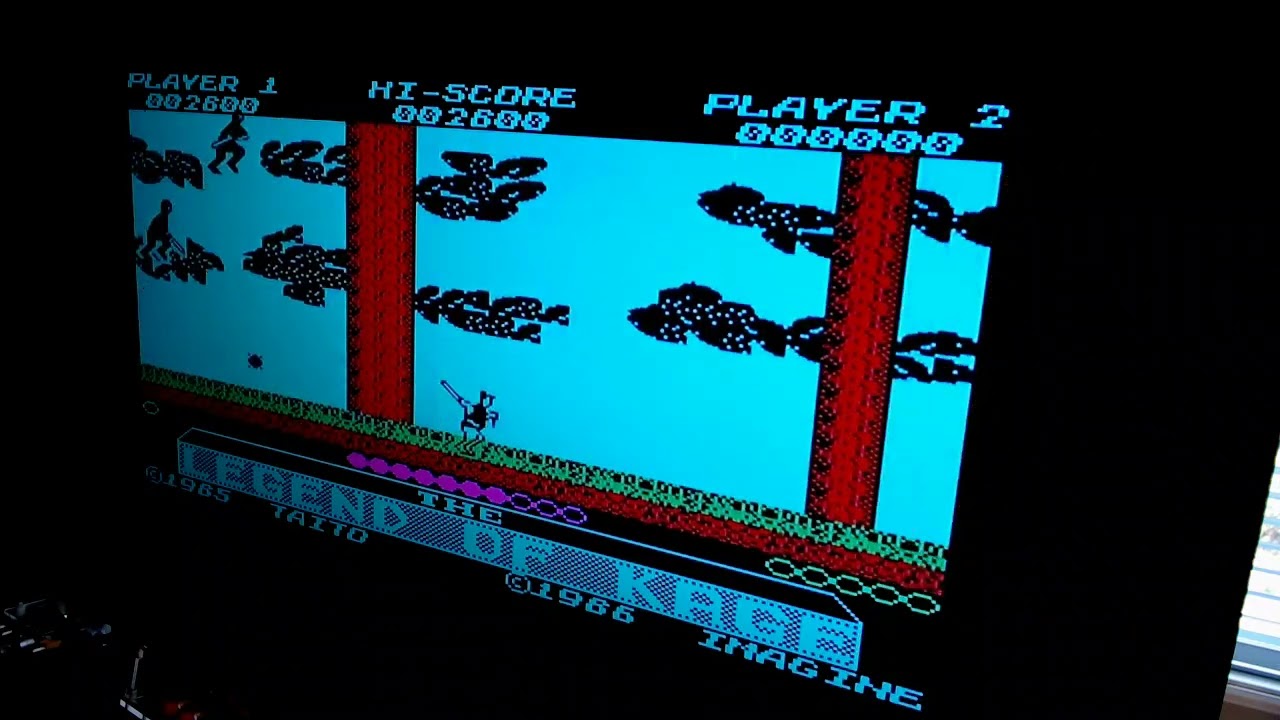 ZX Spectrum, Legend Of Kage, 6100 points - YouTube