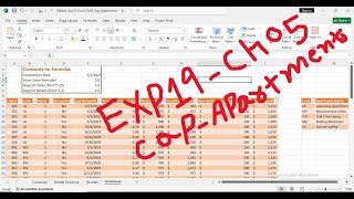 Exp19_Excel_Ch05_Cap_Apartments | Exp19 Excel Ch05 Cap Apartments