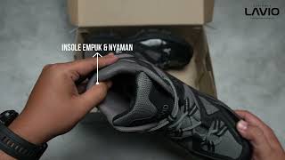 Sepatu Boots Wanita Safety Ujung Besi Ukuran 36 37 38 Lavio Gibson Booster Mood Anti Slip Original