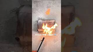 Can These Nike Joggers Survive a Flamethrower? 🔥 #nike #test #shorts