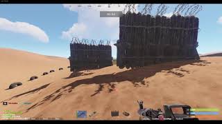 1 Minute 7 seconds of straight beams - Rust Montage