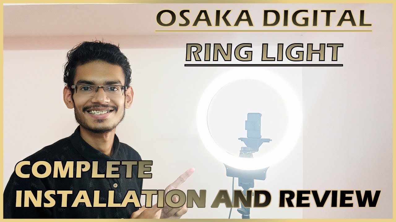 OSAKA 10" RING LIGHT WITH TRIPOD STAND || Full Review with Setup Installation || For YouTube & Reels
