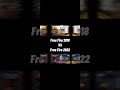 Free Fire 2018 vs Free Fire 2022 | garena free fire