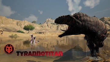 INSANE Tyrannotitan Official Server Journey🔥! Path of Titans PVP Gameplay