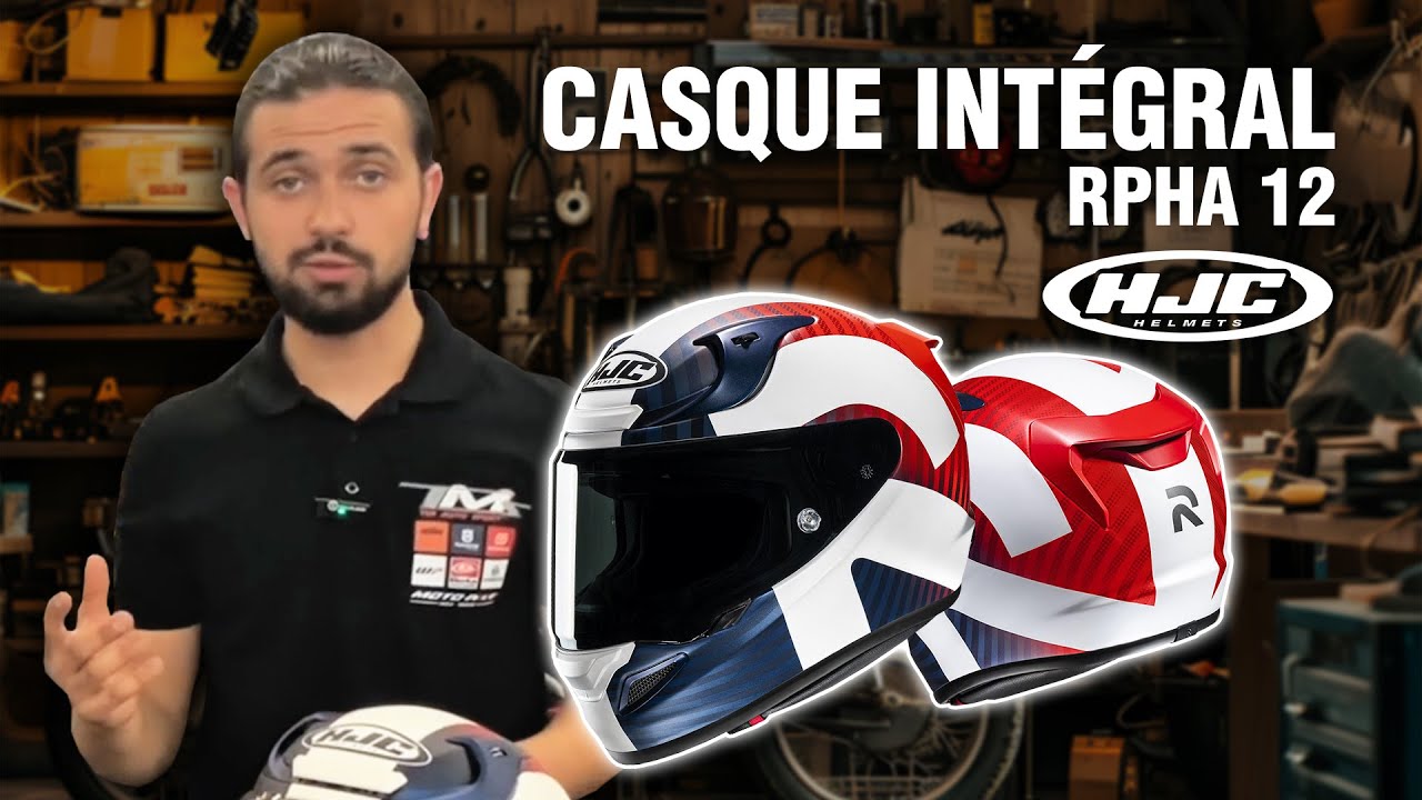 Casque RPHA 12 OTTIN MC10 HJC RPHA Blanc - , Casque Intégral