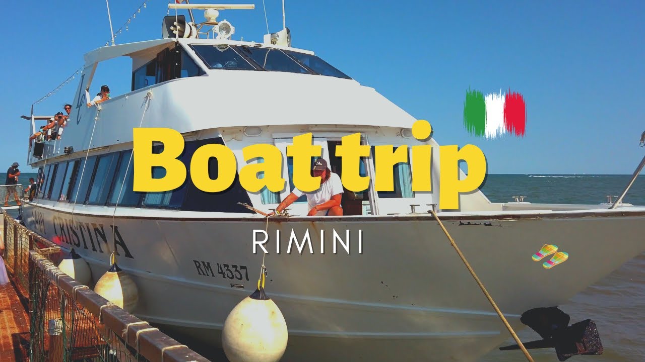 Boat trip along the Rimini coast - Travel Cubed, Italy 4K