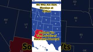 Southern Whites switch to Republican when Blacks switch to Democrat