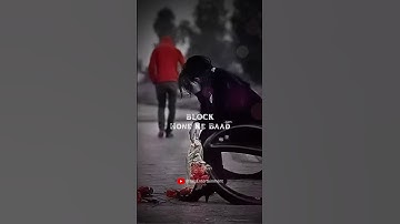 Block 😔💔🥀 Breakup status | Sad shayari Status #shortsfeed  #sadstatus #sadshayari
