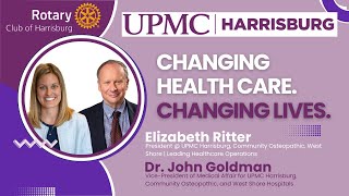 Elizabeth Ritter Dr John Goldman from UPMC