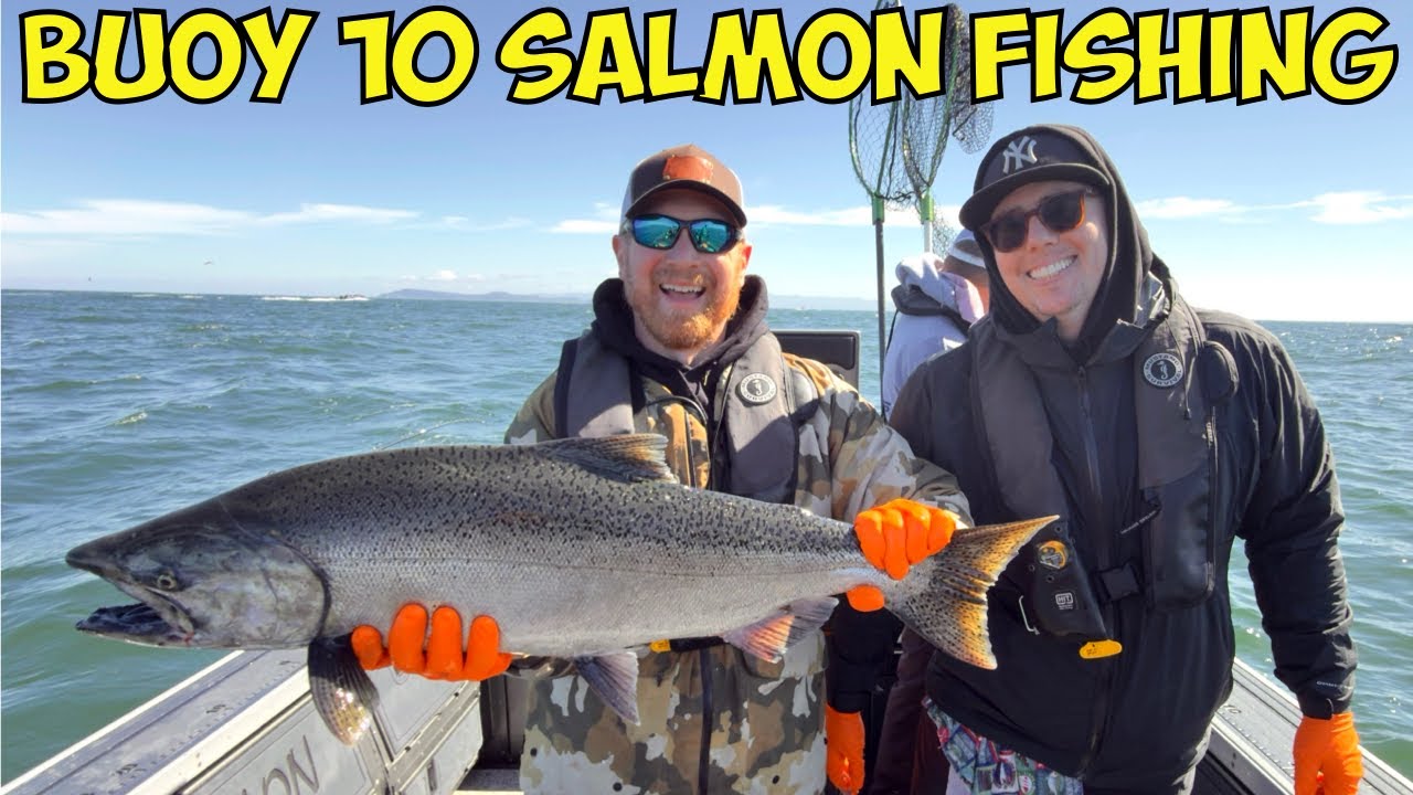 EPIC Buoy 10 SALMON FISHING (Whales and Fishing Chaos with 