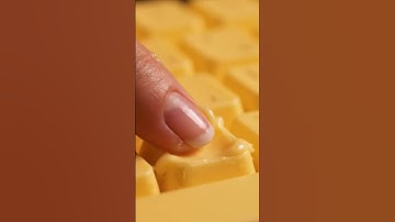 This keyboard melts as you type 😳🧈 #asmr