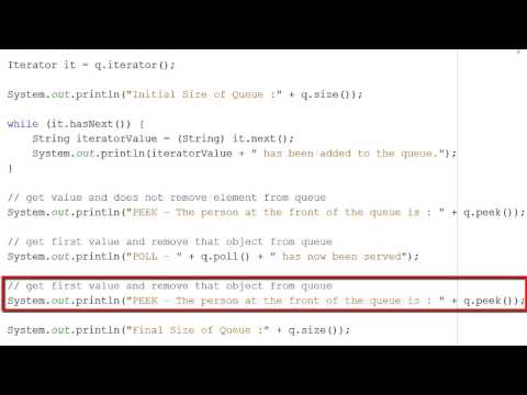 Java - Handling Queues