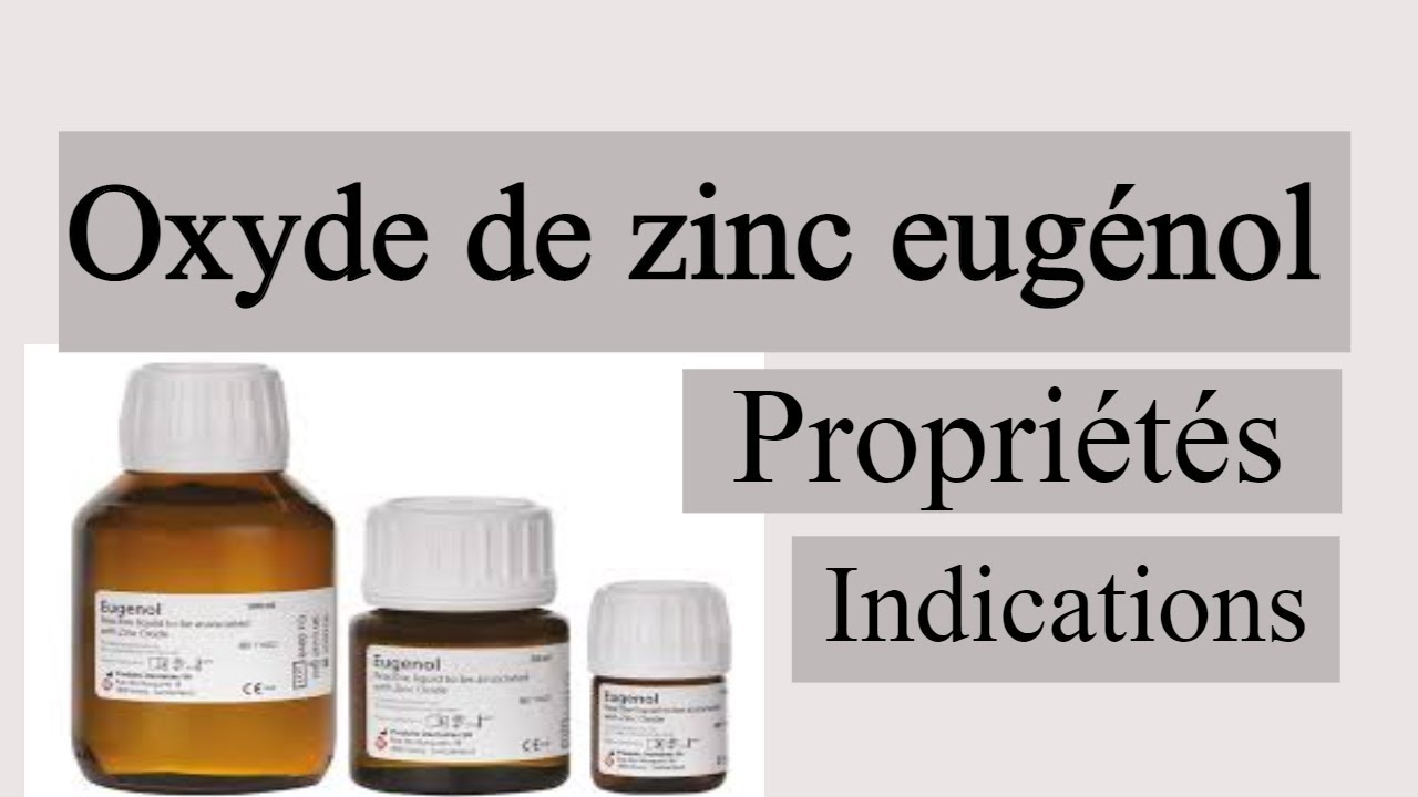La pâte oxyde de zinc-eugénol