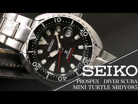 セイコー ミニタートル SEIKO PROSPEX SBDY085 RARE Seiko Prospex SBDY085 Turtle Scuba Diver Automatic 4R35