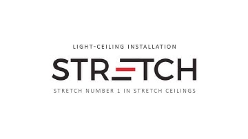 Illuminated STRETCH ceiling installation video
