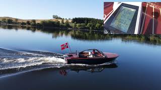 Custom made 17 ft boat with 6 KW Electric motor. Epropulsion.11 KWH Battery onboard.