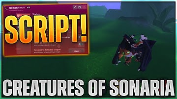 Creatures of Sonaria Script Hack | Auto Farm, Infinite Health, Hunger & Water!
