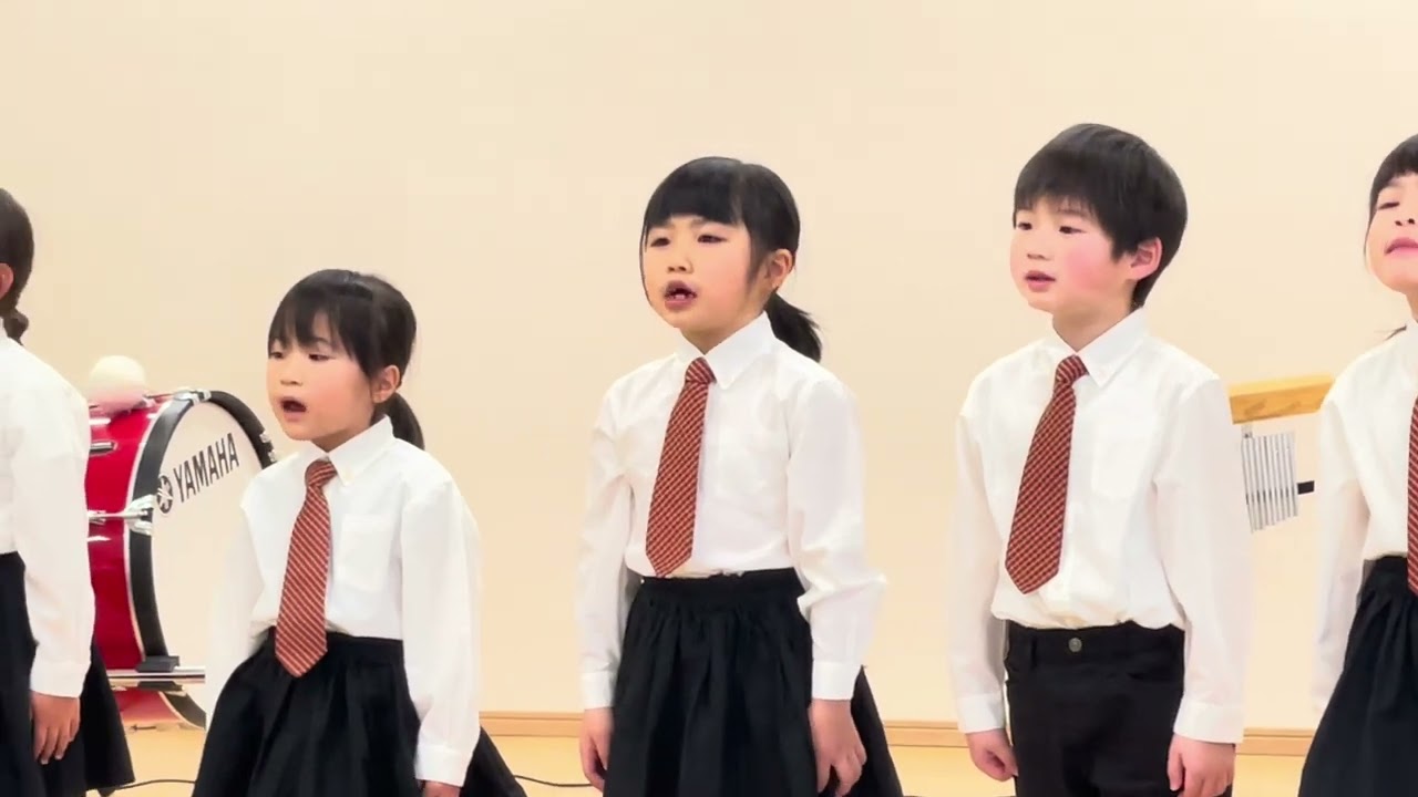 さくら組　合唱　小さな手　袖ケ江みなとこども園