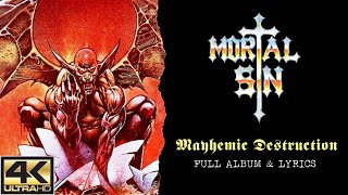 Mortal Sin - Mayhemic Destruction (4K | 1987 | Full Album &amp; Lyrics)