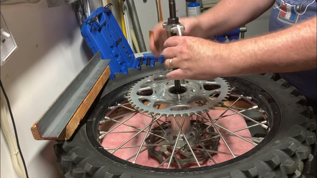 How to use a blind bearing puller to remove a broken bearing from a